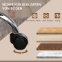 Rollen des Bürostuhls für alle Bodenarten geeignet, 360° drehbar.