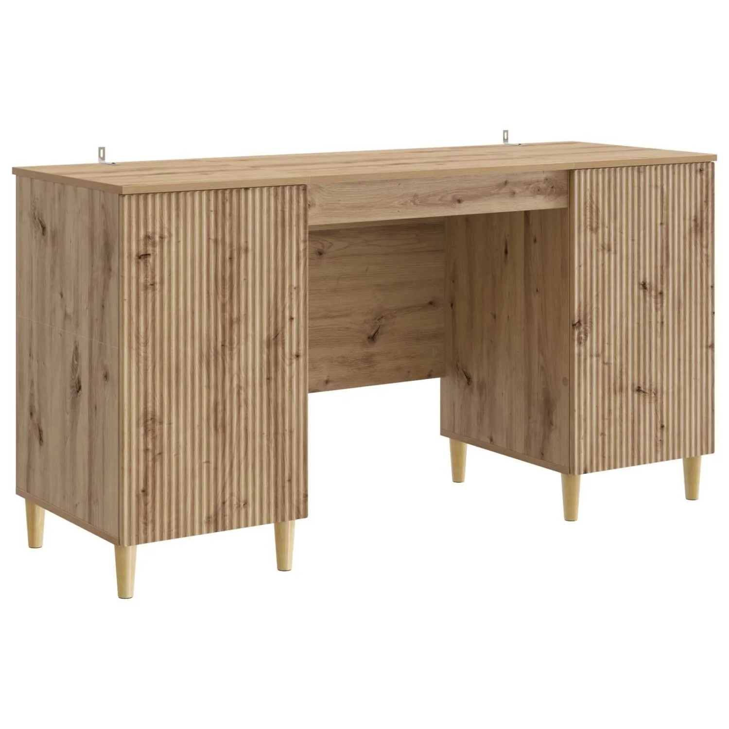 vidaXL Schreibtisch Artisan-Eiche 142,5 x 50 x 75 cm Holzwerkstoff 3414602