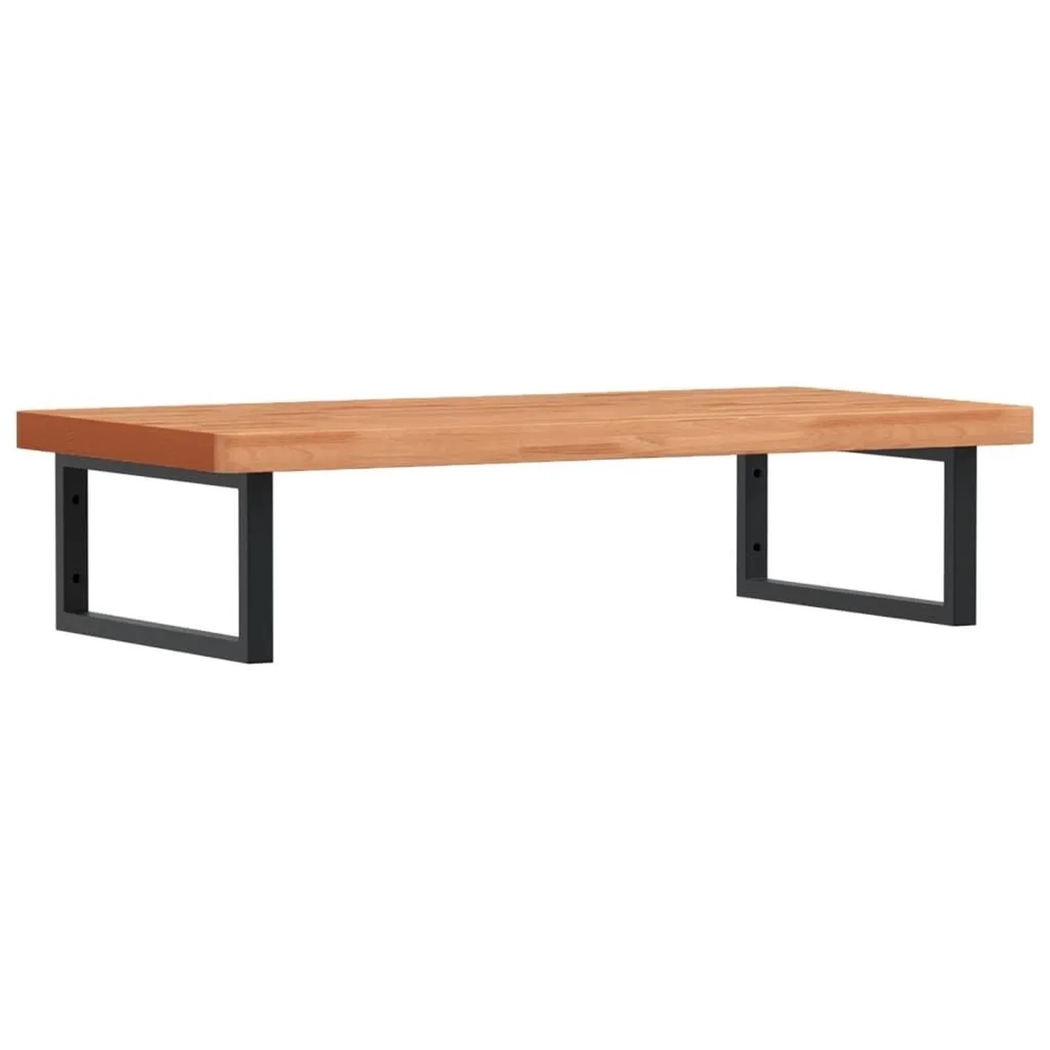 vidaXL Waschbeckenregal Wandmontage Stahl und Massivholz Buche 3302445 günstig online kaufen