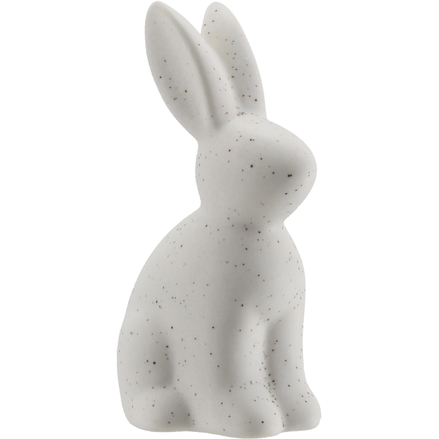 Hase aus Keramik 9,1 cm x 6 cm x 4,1 cm Weiß