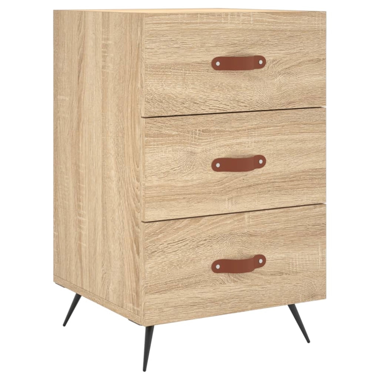 vidaXL Nachttisch Sonoma-Eiche 40x40x66 cm Holzwerkstoff Modell 8 günstig online kaufen