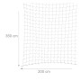 Relaxdays Ranknetz Polyethylen Grün Großmaschig 200 cm x 350 cm 210 g 4er Set_4