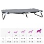 vidaXL Hundebett Hellgrau 105 x 65 x 18 cm Stahl 42008218_10