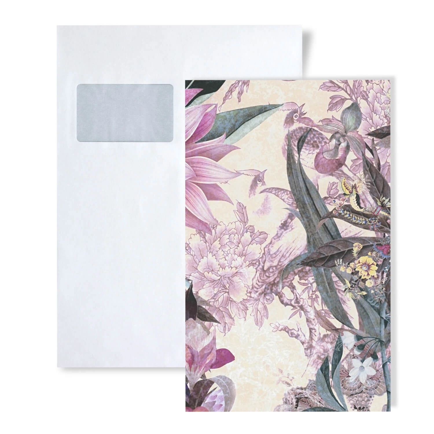 PROFHOME 1 MUSTERSTÜCK S-381774-GU DIN A4 MUSTER der Floralen Tapete günstig online kaufen