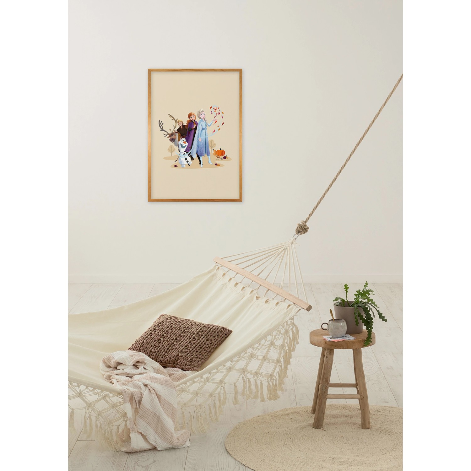 Komar Wandbild Disney Frozen Autumn Feeling 40 cm x 50 cm Beige_2