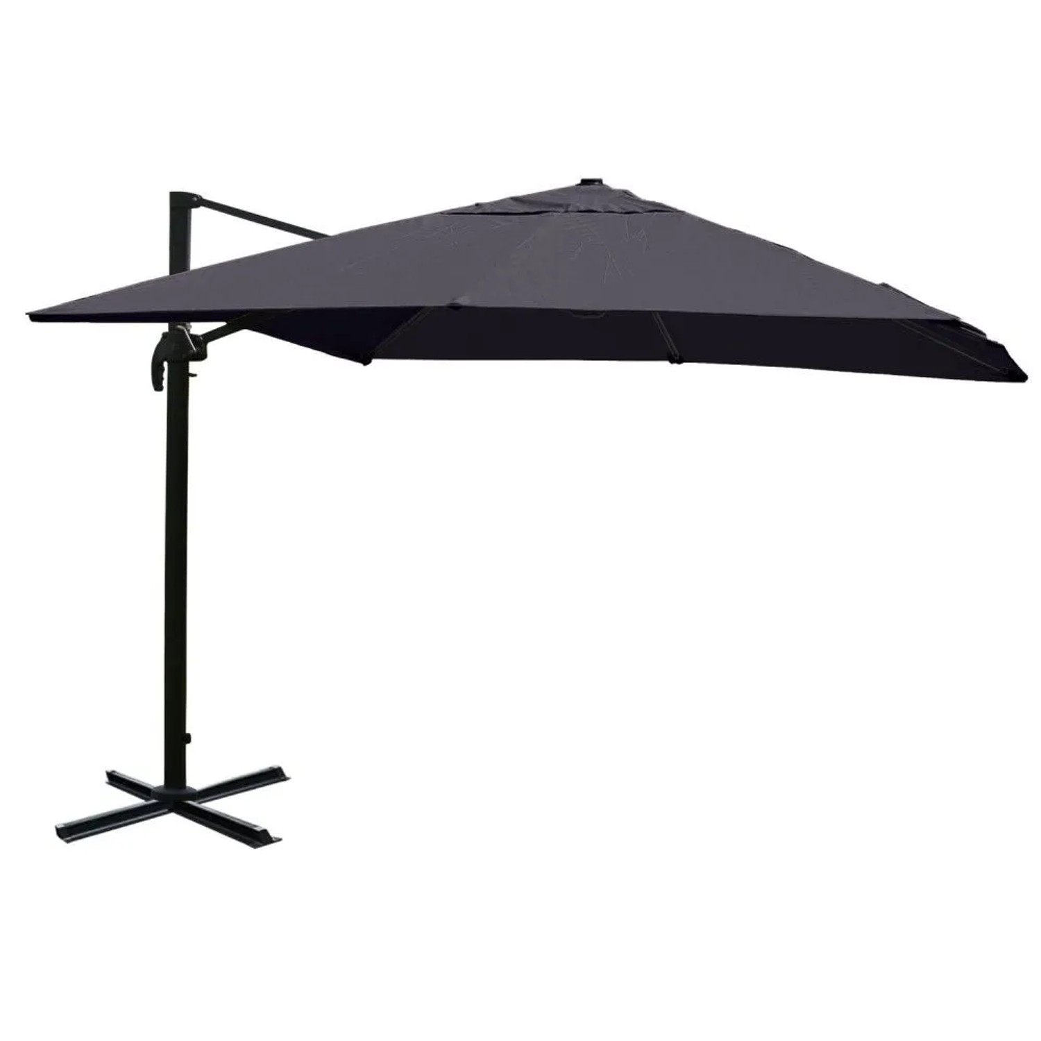 MCW Ampelschirm A96 3x4m Alu Anthrazit ohne Ständer