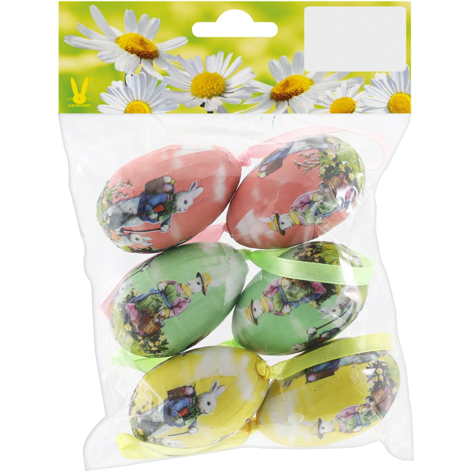 Dekoeier-Set Bunt 6 cm