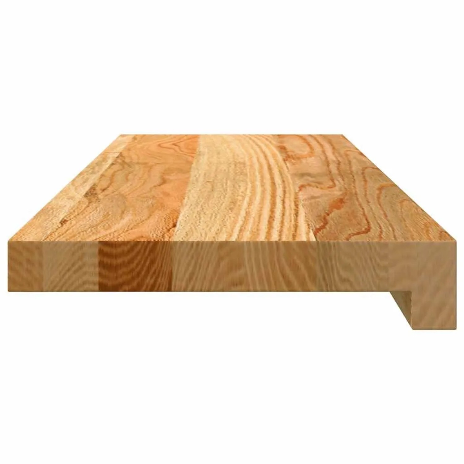 vidaXL Fensterbänke 2 Stk Hellbraun 70x20x2 cm Massivholz Eiche 4009133_5