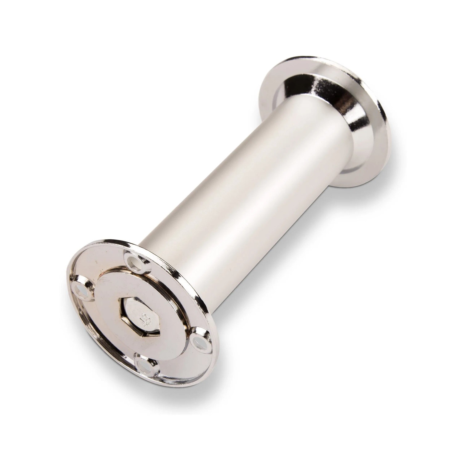 SOTECH Möbelfuß Chrom Poliert Aluoptik Ø32 mm Höhe 120 mm