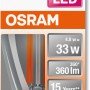 Osram LED-Filament Lampe E27, 4,8W, extrawarm, 360lm. Dimmbares Leuchtmittel für Wohnräume.