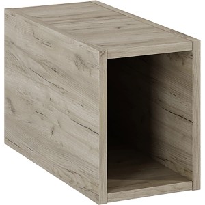 Maximus Badregal 20 cm Stylo Slim Sanremo, Bad-Wandregal in Holzoptik.