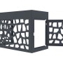 Vente-unique Abdeckung Für Klimagerät Kazoma Anthrazitgrau 100 cm_8