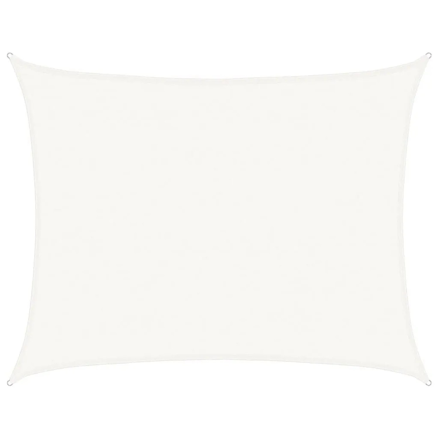 vidaXL Sonnensegel 160 g/m² Weiß 6x7 m HDPE 311249