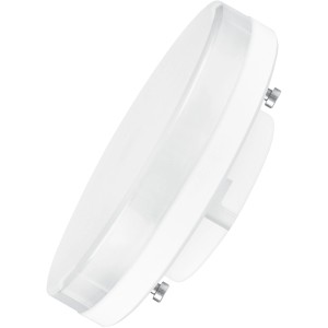 Flache, matte Osram LED Lampe GX53, 4,9W, Warmweiß, für Speziallampen.