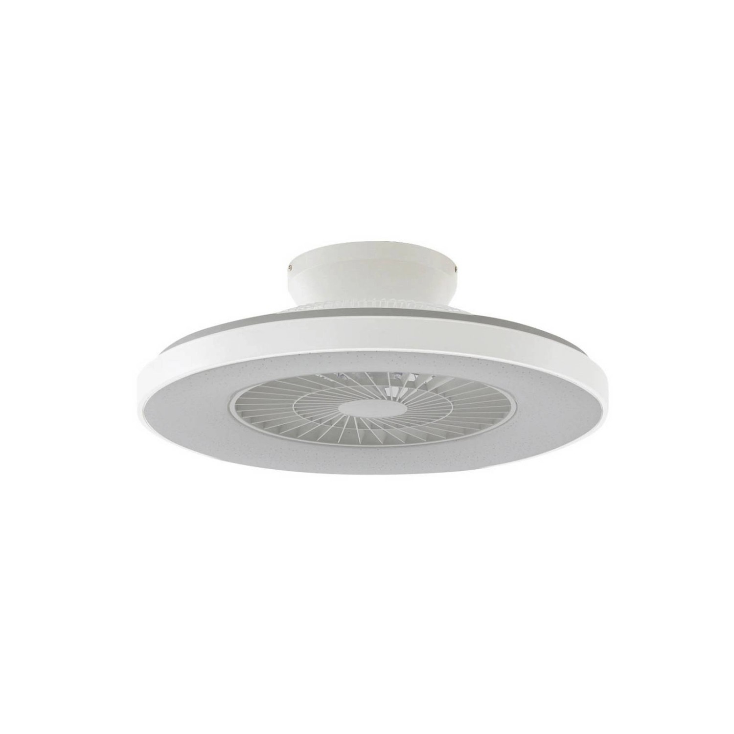 Lindby LED Deckenventilator mit Lampe Paavo 10022139 Dimmbar Leselampe Modern in Weiß 1-flammig Wohnzimmerleuchte
