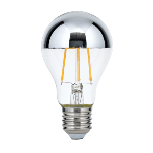 Dimmbare LED-Kopfspiegellampe E27, 8W, warmweißes Licht.