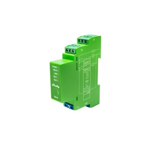 Grüner Shelly Zweikanal-Dimmer Pro 2PM für Hausautomation mit LAN, WLAN & Bluetooth.