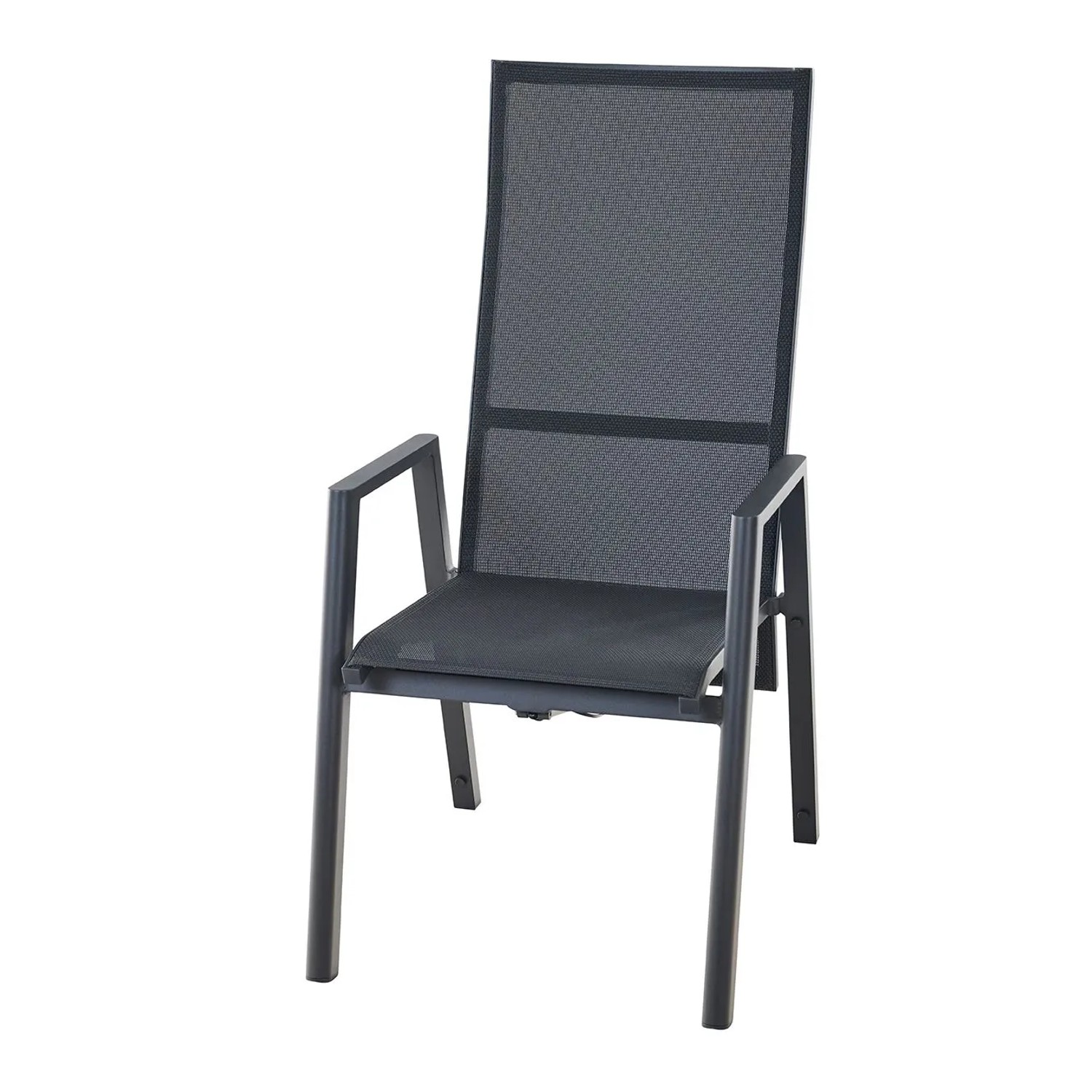 Siena Garden Sessel Bologna Move 113,5 x 56,5 x 75,5 cm Anthrazitgrau Matt