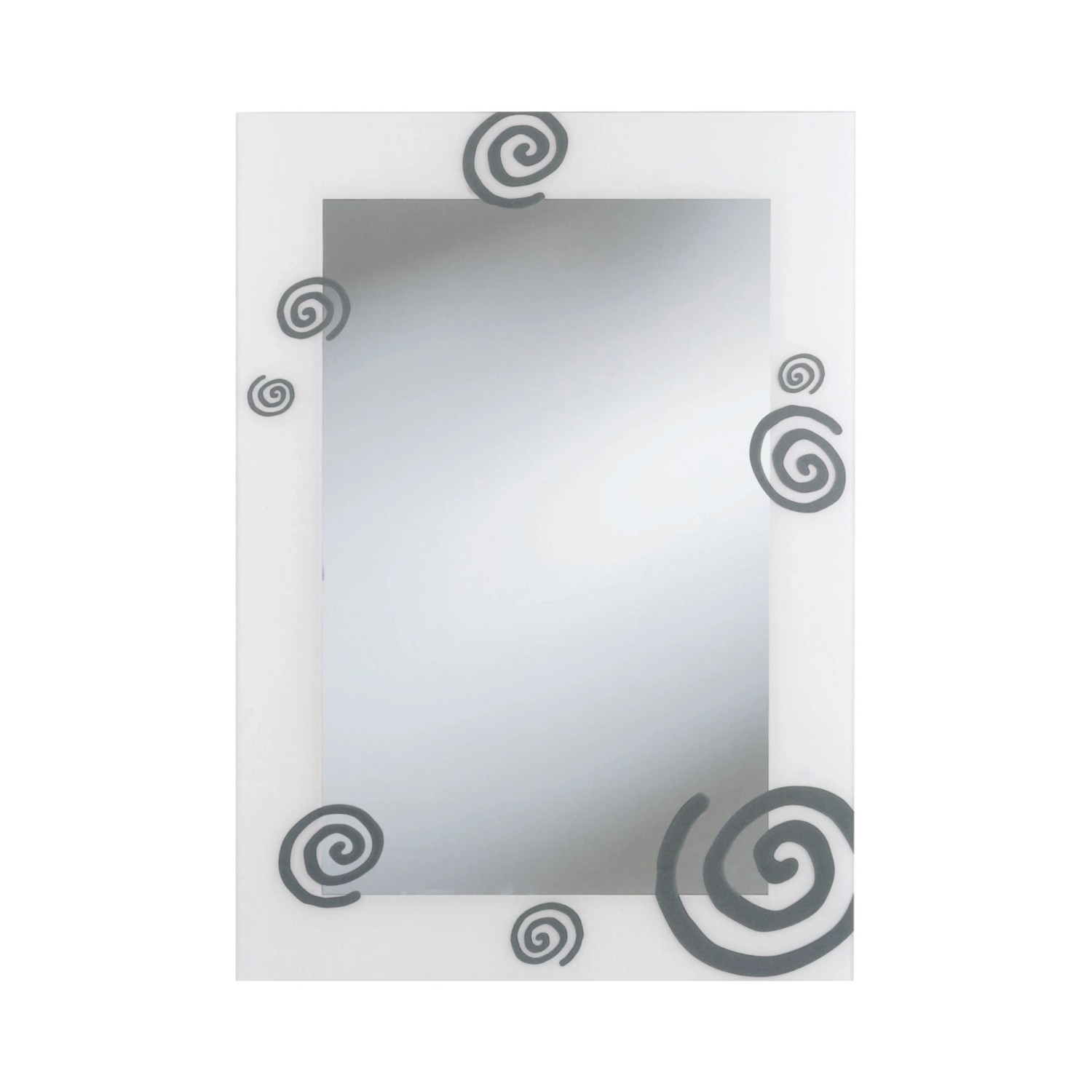 Kristall-Form Dekorspiegel Realto 50 cm x 70 cm Ice/Anthrazit günstig online kaufen