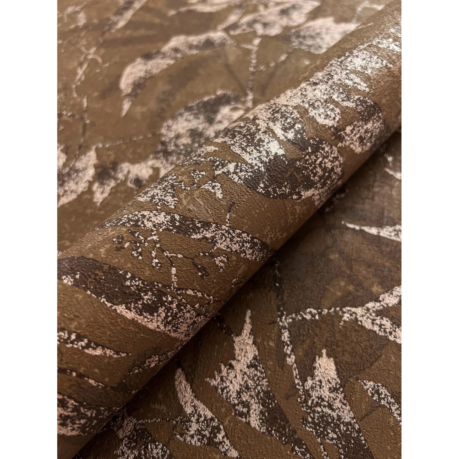 Newroom Vliestapete Jasna Brown Palmenblätter Modern FSC® günstig online kaufen