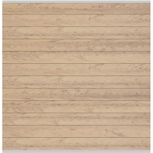 Sichtschutzzaun Zaunfeld-Set WPC Classic Sand/Silber, Ansicht der WPC-Füllung.