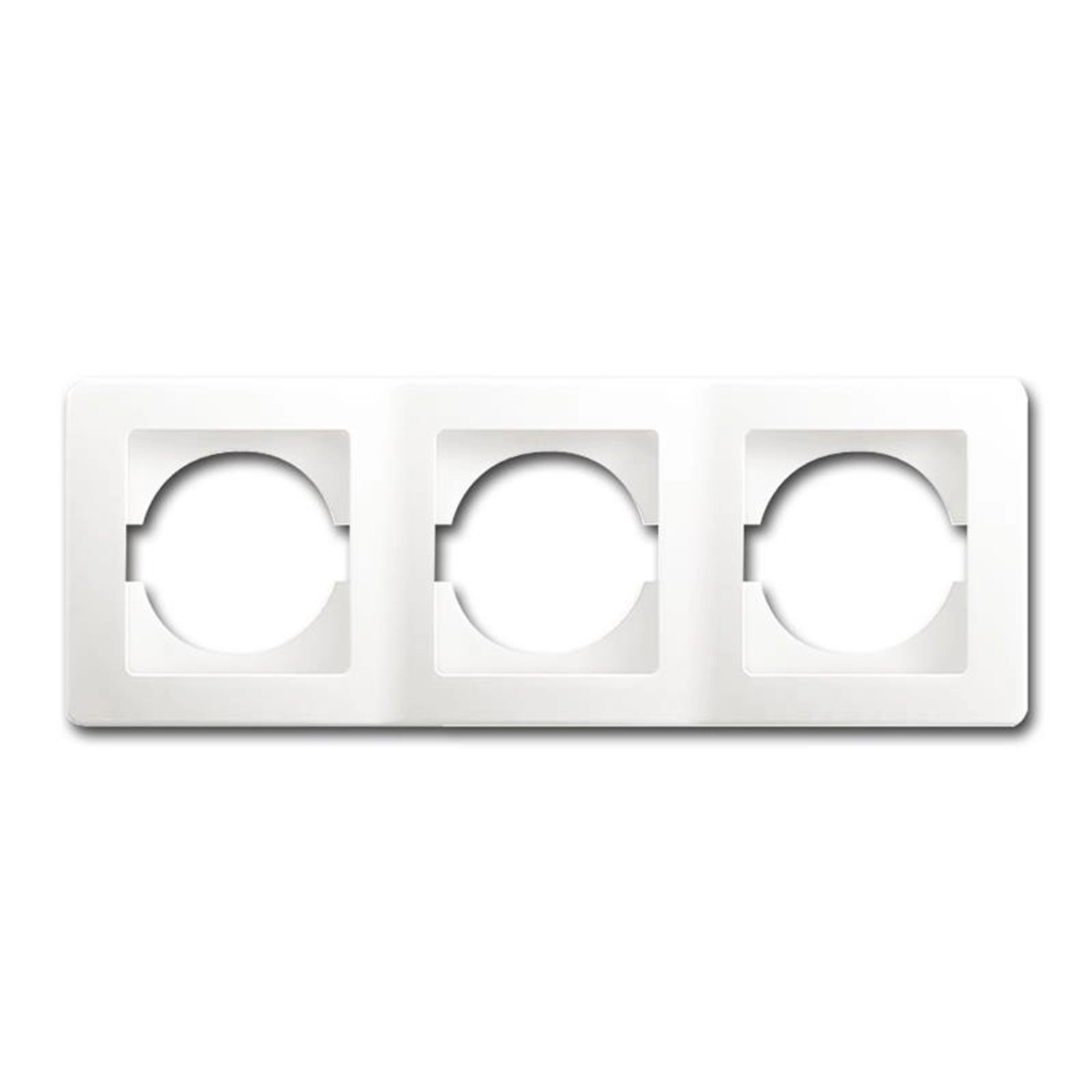 TEM EKONOMIK 3-Fach UP Rahmen Horizontal Weiß