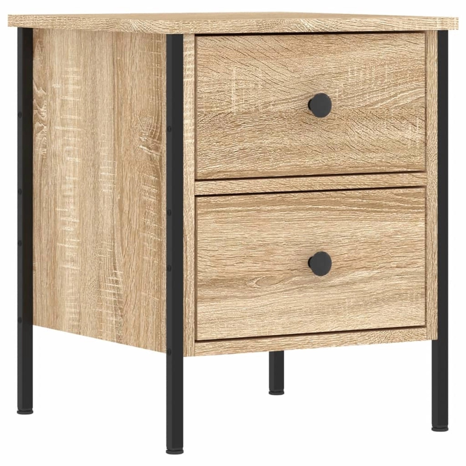 vidaXL Nachttisch Sonoma-Eiche 40x42x50 cm Holzwerkstoff 825985 günstig online kaufen