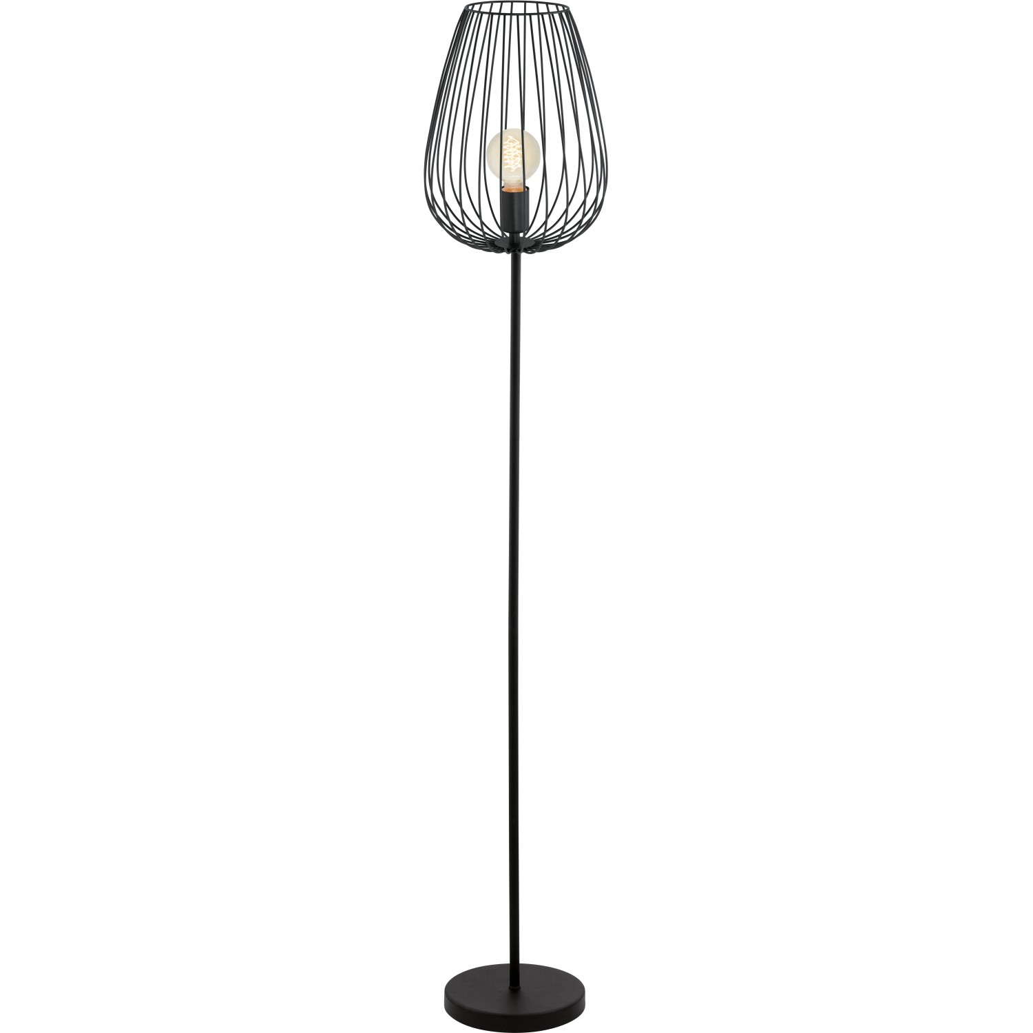 Eglo Stehleuchte Newtown schwarz