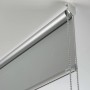 Schöner Wohnen Thermo-Rollo Martha, 45x150 cm, hellgrau. Verdunkelndes Rollo mit Kettenzug für Fenster.
