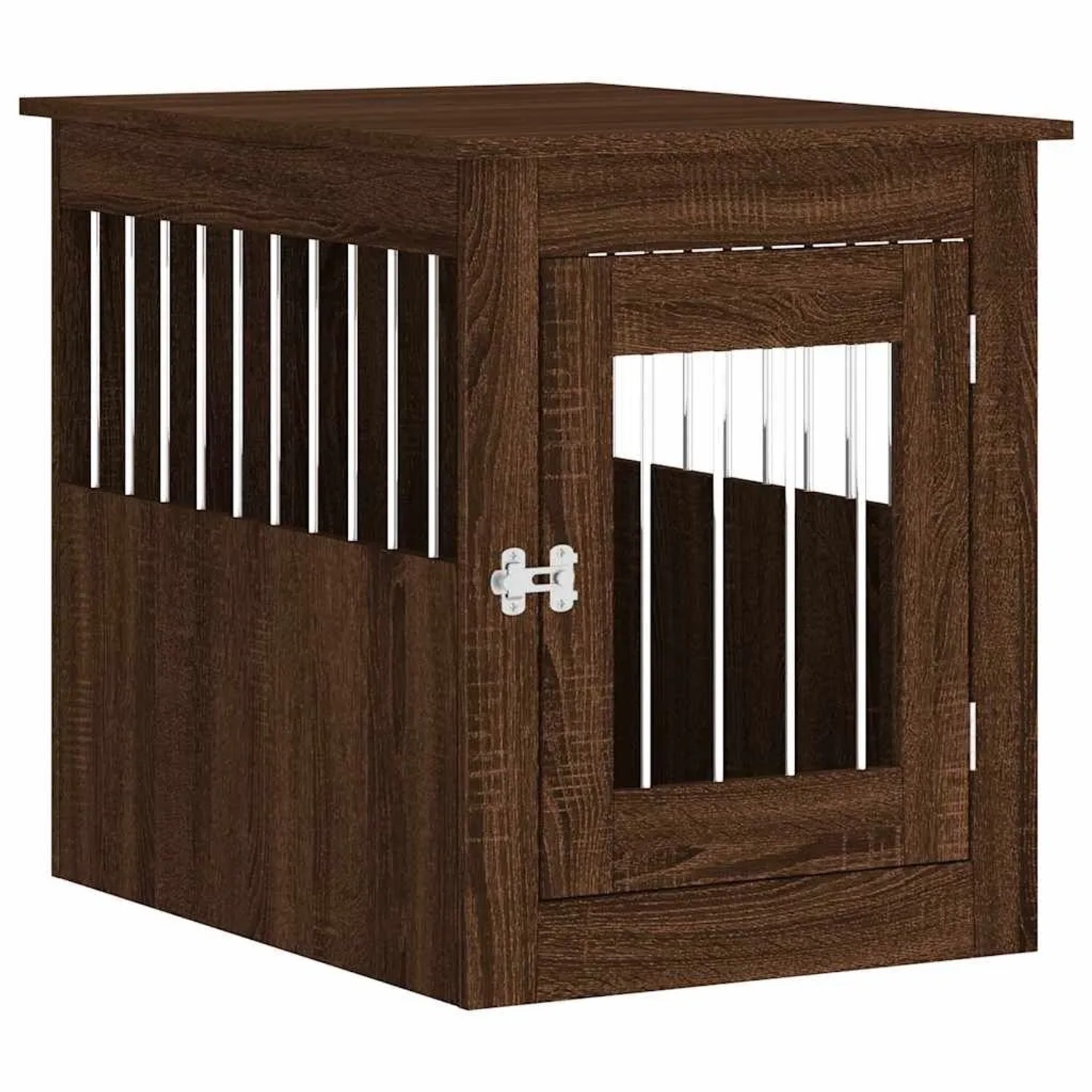 vidaXL Hundekäfig im Möbelstil Braun Eichen-Optik 55x75x65 cm 838322