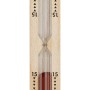 Eilo Sauna Sanduhr B aus Holz mit rotem Sand für 15 Minuten Saunagang.