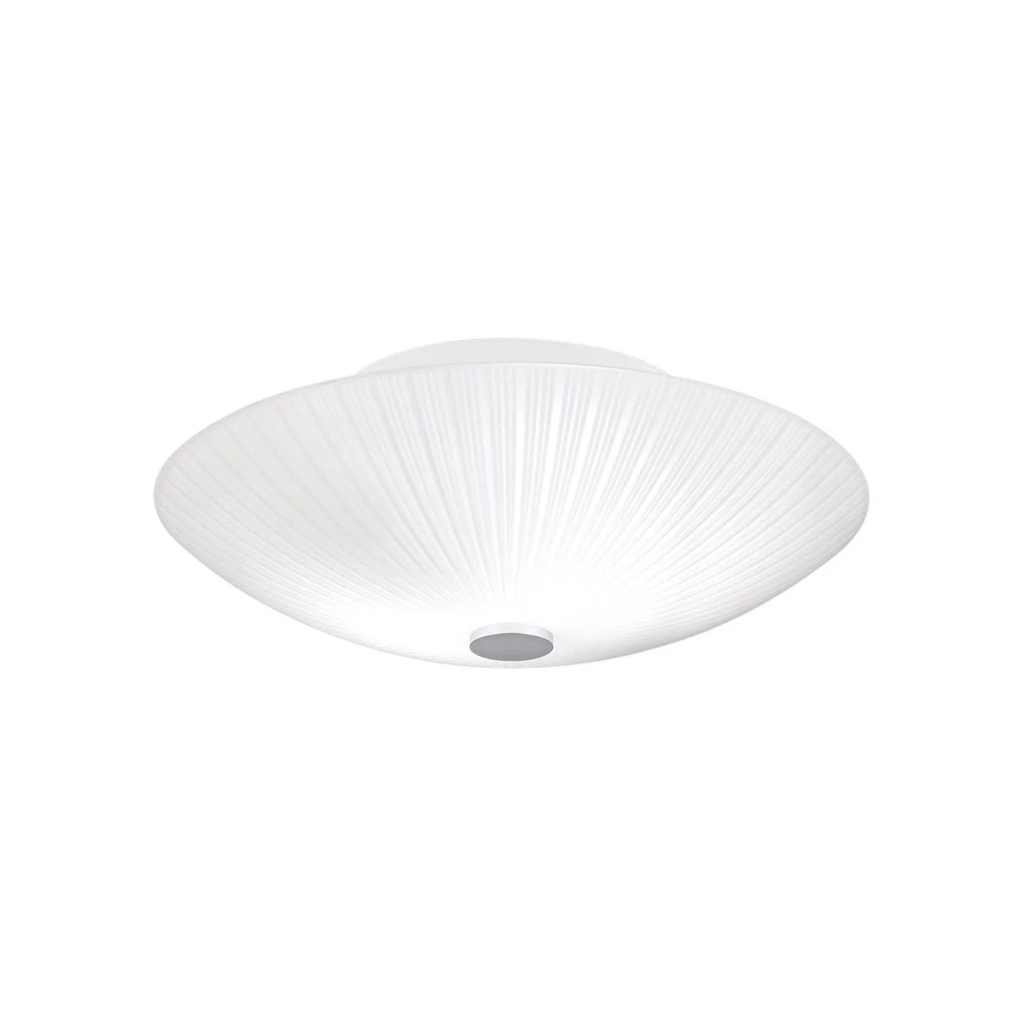 Orion Leuchten Deckenleuchte Opalglas 30 cm Chrom