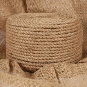 Gerolltes, braunes Juteseil (25m) von vidaXL. Naturseil für Deko, Garten & Basteln.