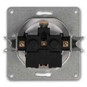 McPower FLAIR Steckdose weiß250V16AUPo RahmeKlemmans