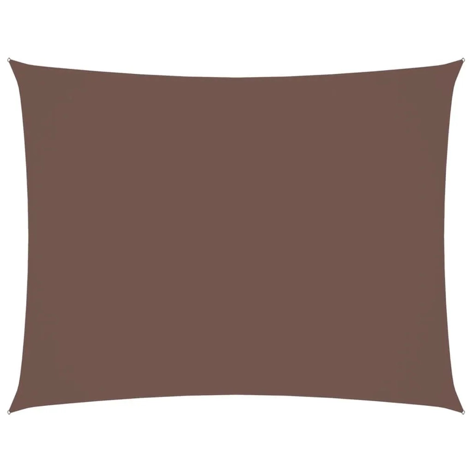 Furnicato Sonnensegel Oxford-gewebe Rechteckig 25x4 M Braun