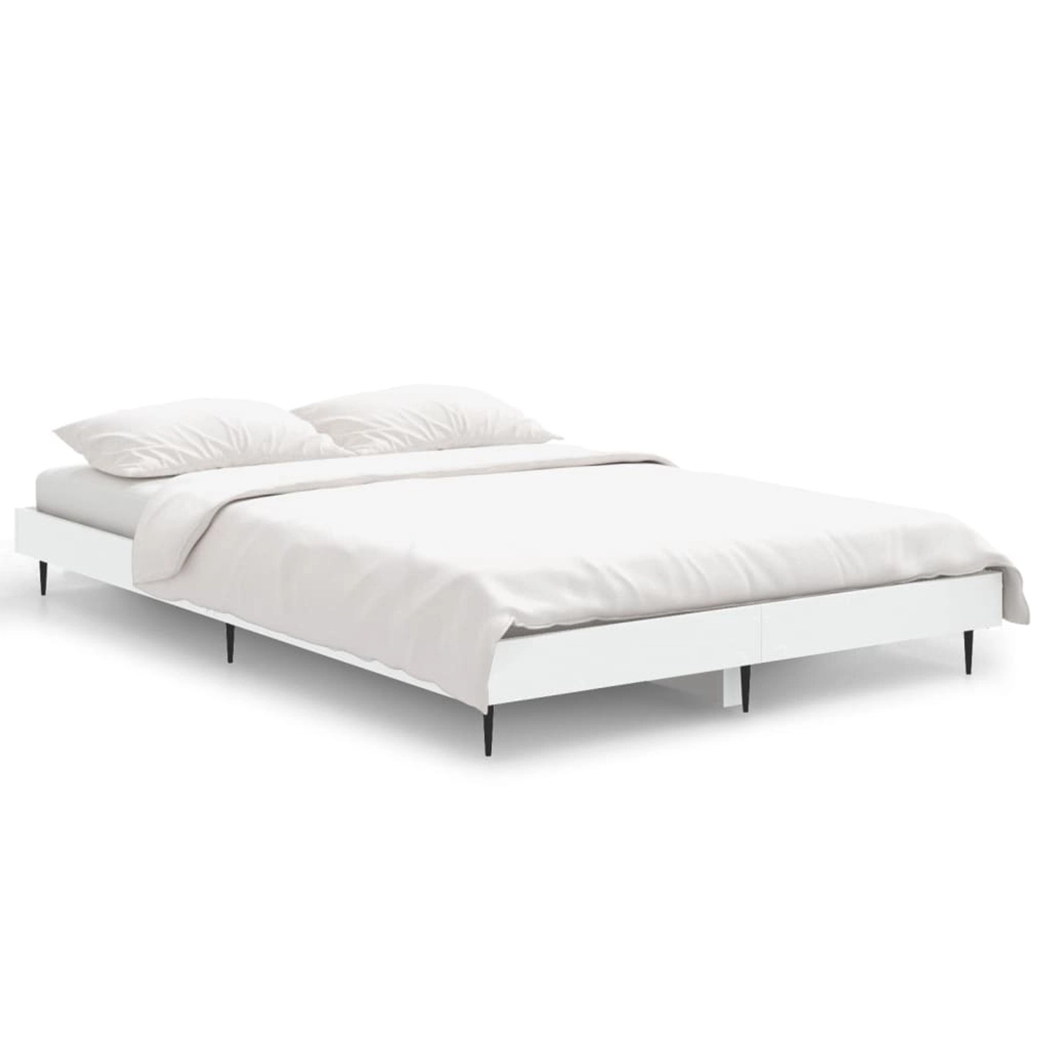 vidaXL Bettgestell Weiß 120x190 cm Holzwerkstoff 832293 günstig online kaufen