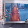 Komar Vlies Fototapete San Francisco Blues (300x200 cm) mit Brücke und Stadtansicht.