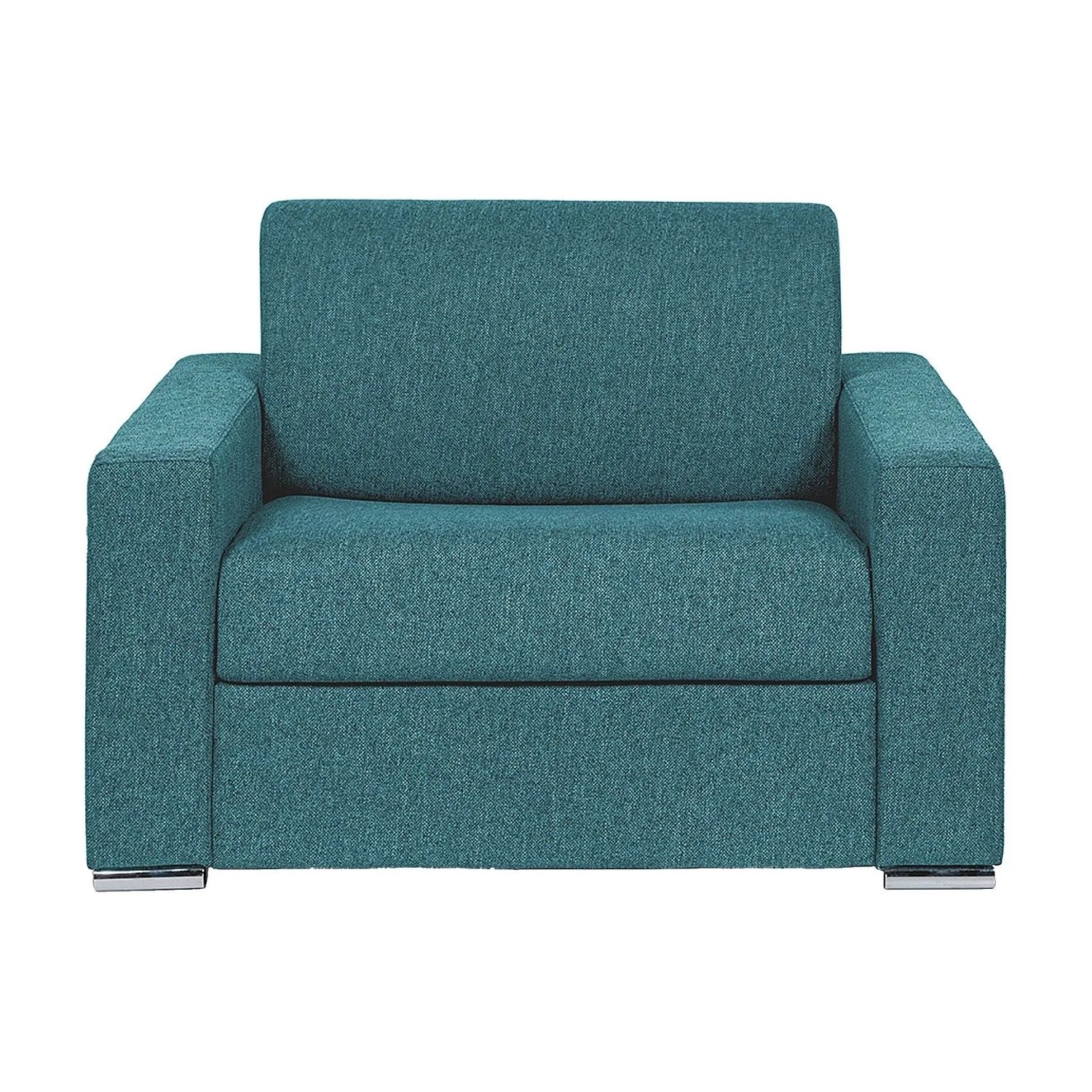 Vente-unique Schlafsessel Calito Blau 126 cm