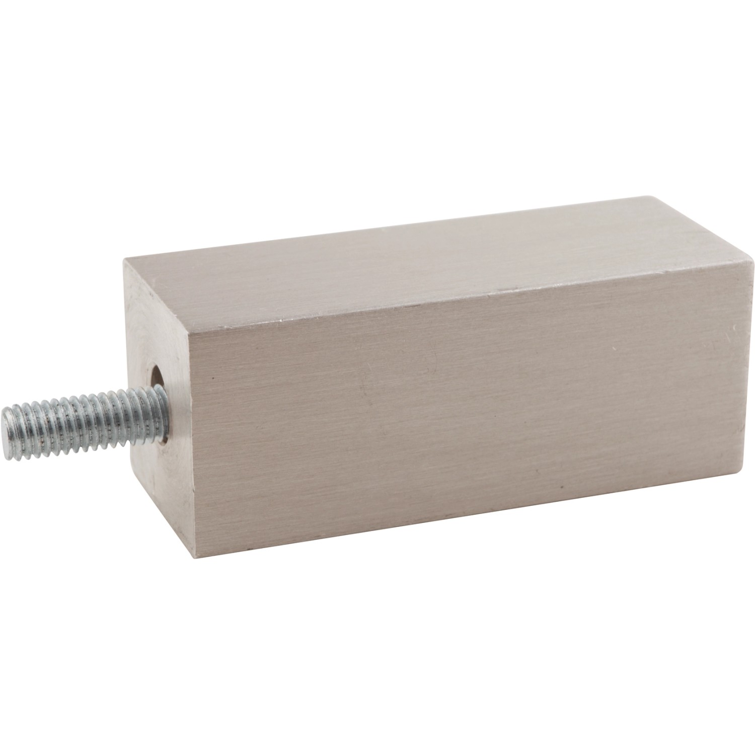 Mydeco Gardinenstange-Trägerverlängerung Go Rail Edelstahl-Optik 1,8 cm x 1,8 cm
