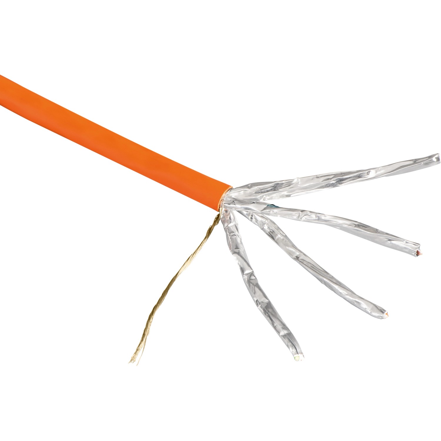 Hama Netzwerkkabel CAT-7 10 Gbit/s S/FTP Geschirmt Orange 10 m