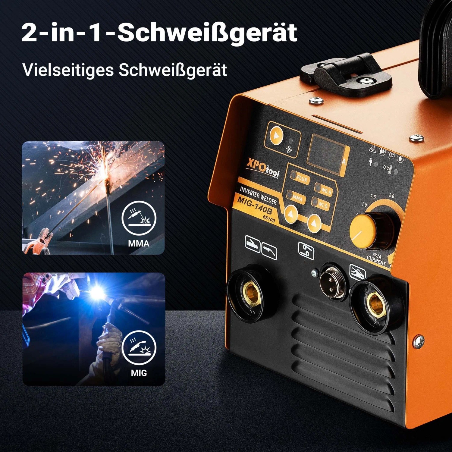 Xpotool Schweißgerät Digital Igbt 30-120A Mma 220V Inverter Schweiß Gerät Mobil_3
