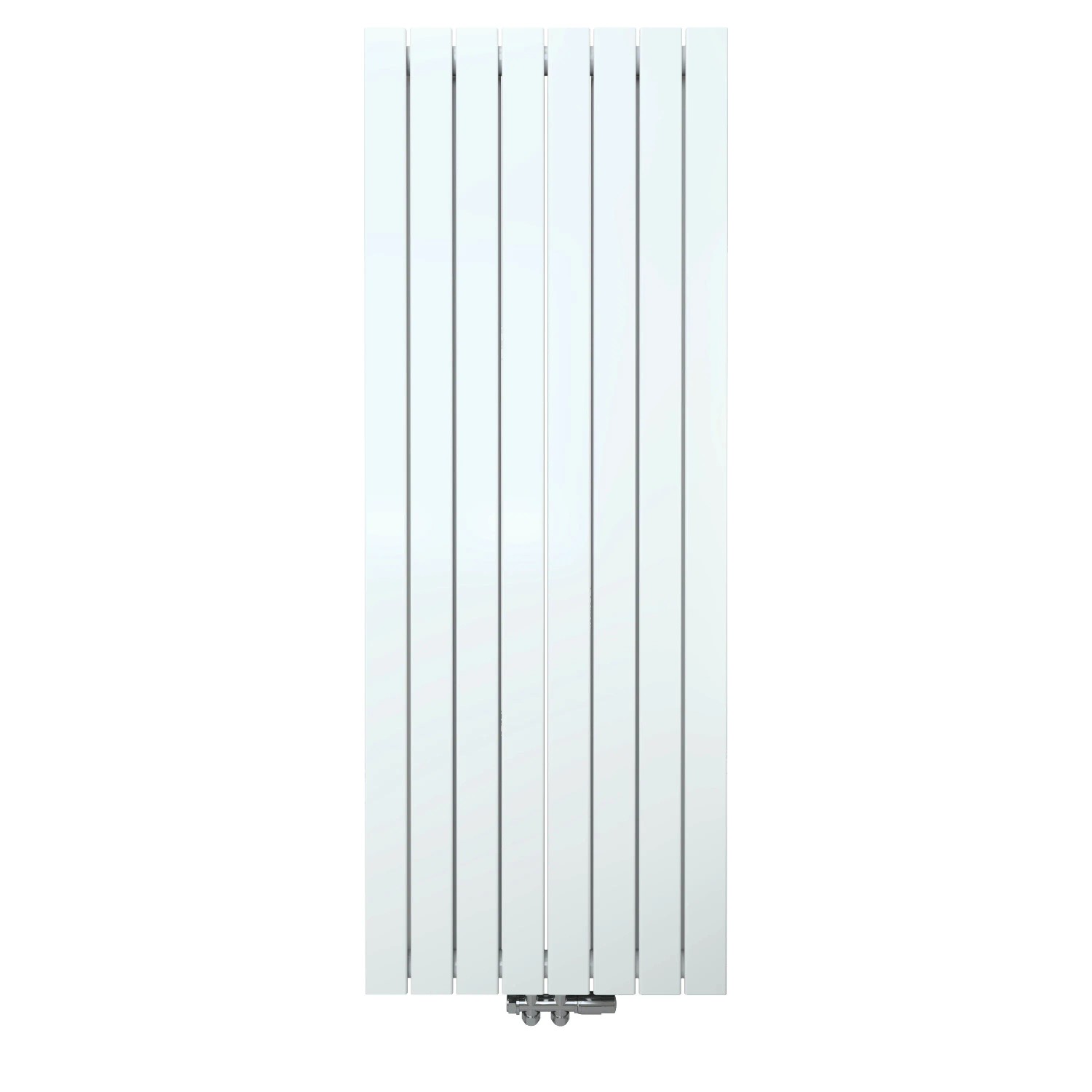 AICA Heizkörper Flachheizkörper Paneelheizkörper Vertikal 160x60cm Mittelanschluss Weiß Doppellagig 2045W