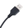 USB-Anschluss für vidaXL Couchtisch mit LED-Leuchten, Detailaufnahme.