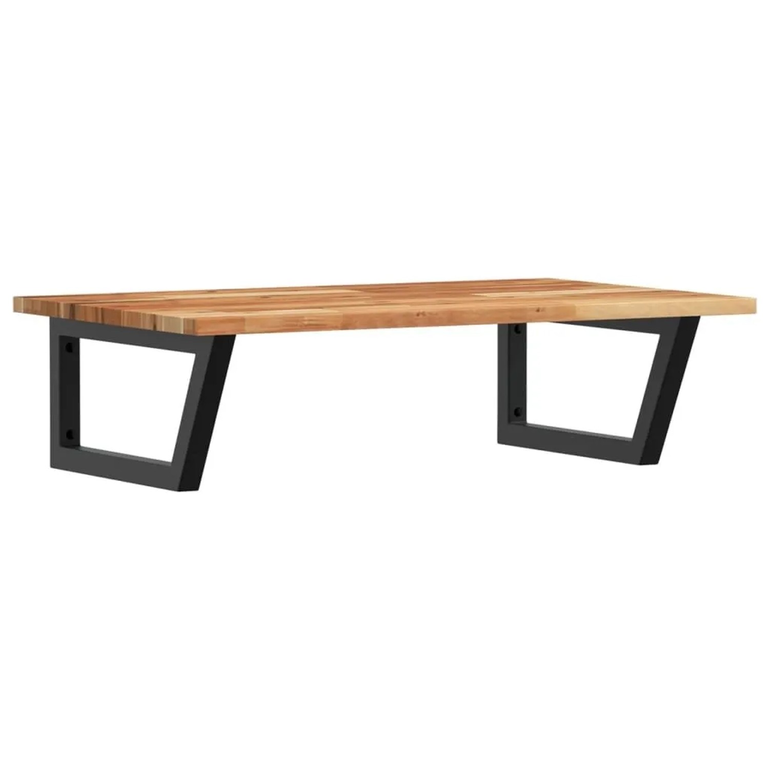 vidaXL Waschbeckenregal Wandmontage Stahl und Akazienholz 3302827