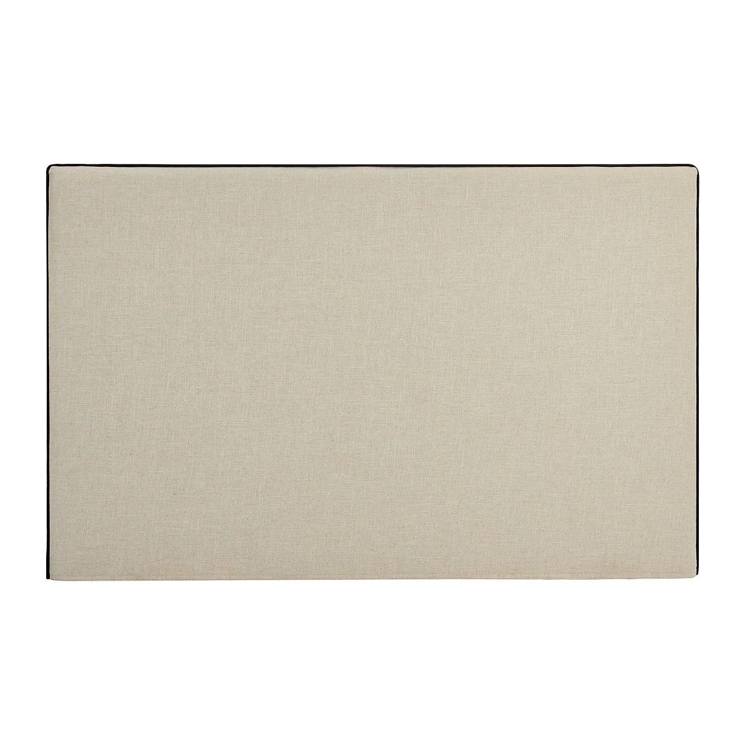 Vente-unique Bettkopfteil Chesma Schwarz  Beige 190 cm