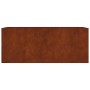 vidaXL Hochbeet 200x80x80 cm aus Cortenstahl, rostbraun, rechteckig, für Garten.