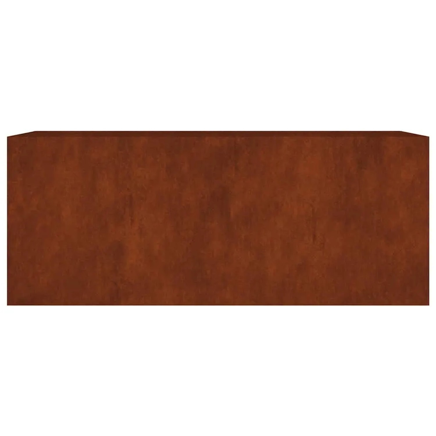 vidaXL Hochbeet 200x80x80 cm aus Cortenstahl, rostbraun, rechteckig, für Garten.