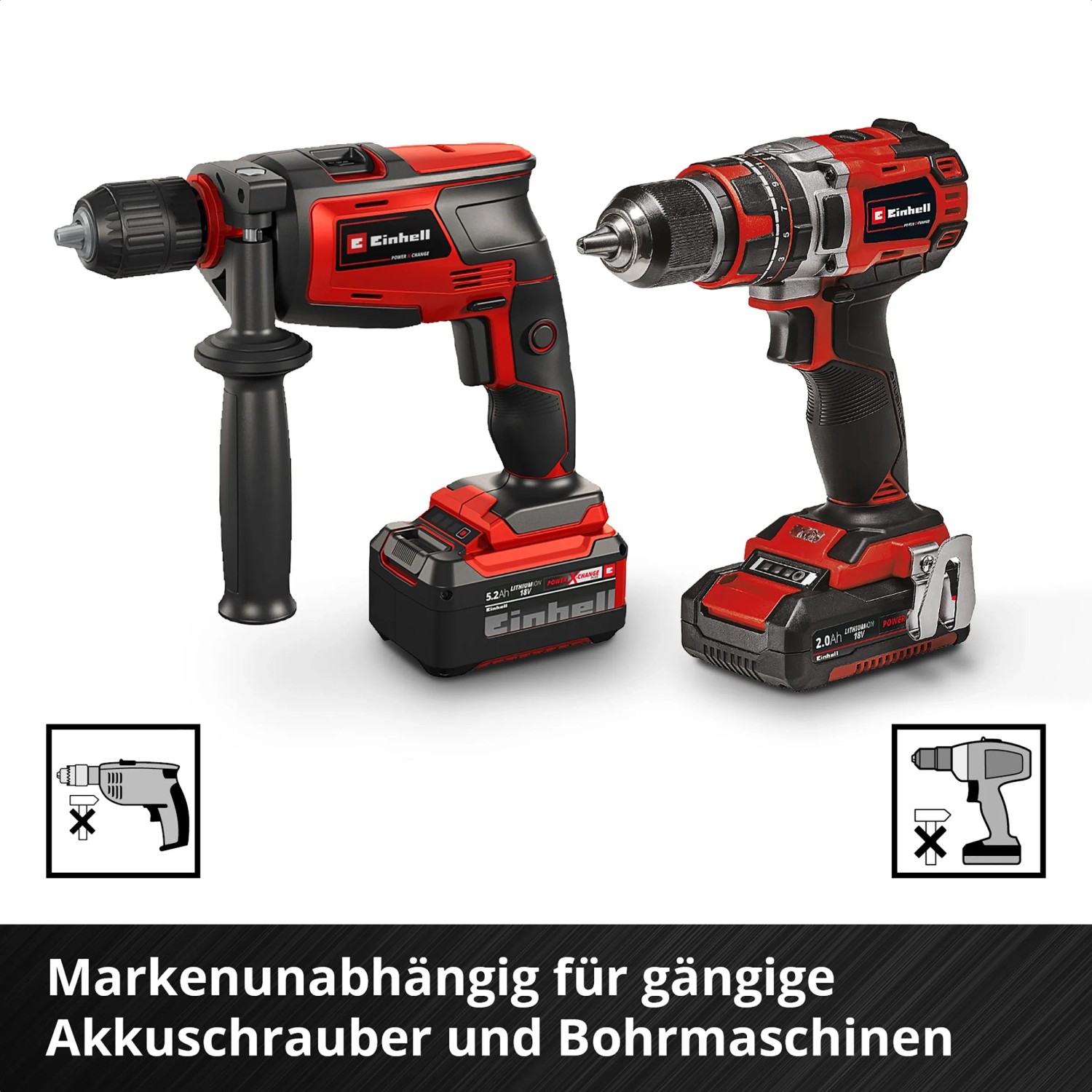 Einhell Bit-Set M-Case, 16-teilig, 90 mm Bits für Schraubendreher und Akkuschrauber.