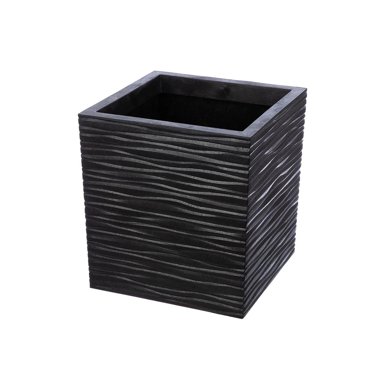 Gilde Pflanzgefäß Serenity Anthrazitfarben 36 cm x 34 cm
