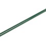 Grüne Zaunstrebe mit Schelle (Ø 40 mm, 2000 mm) zur Stabilisierung von Zaunpfählen.